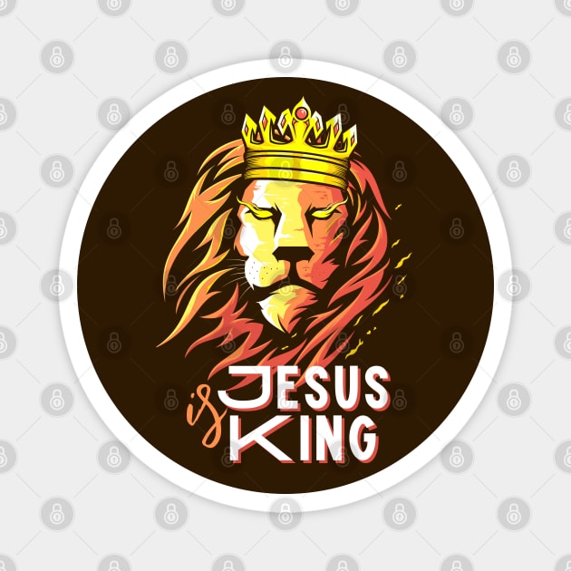 Jesus is King Magnet by The Good Message Store